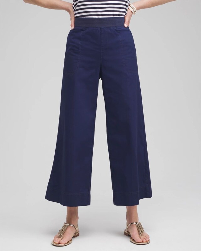 Poplin Culotte Pants - image 1